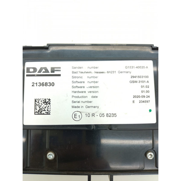 Comando de Ar Condicionado DAF XF FTT 530 - 2136830